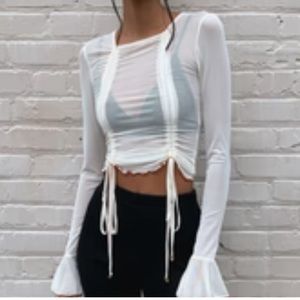 Sheer princess polly top